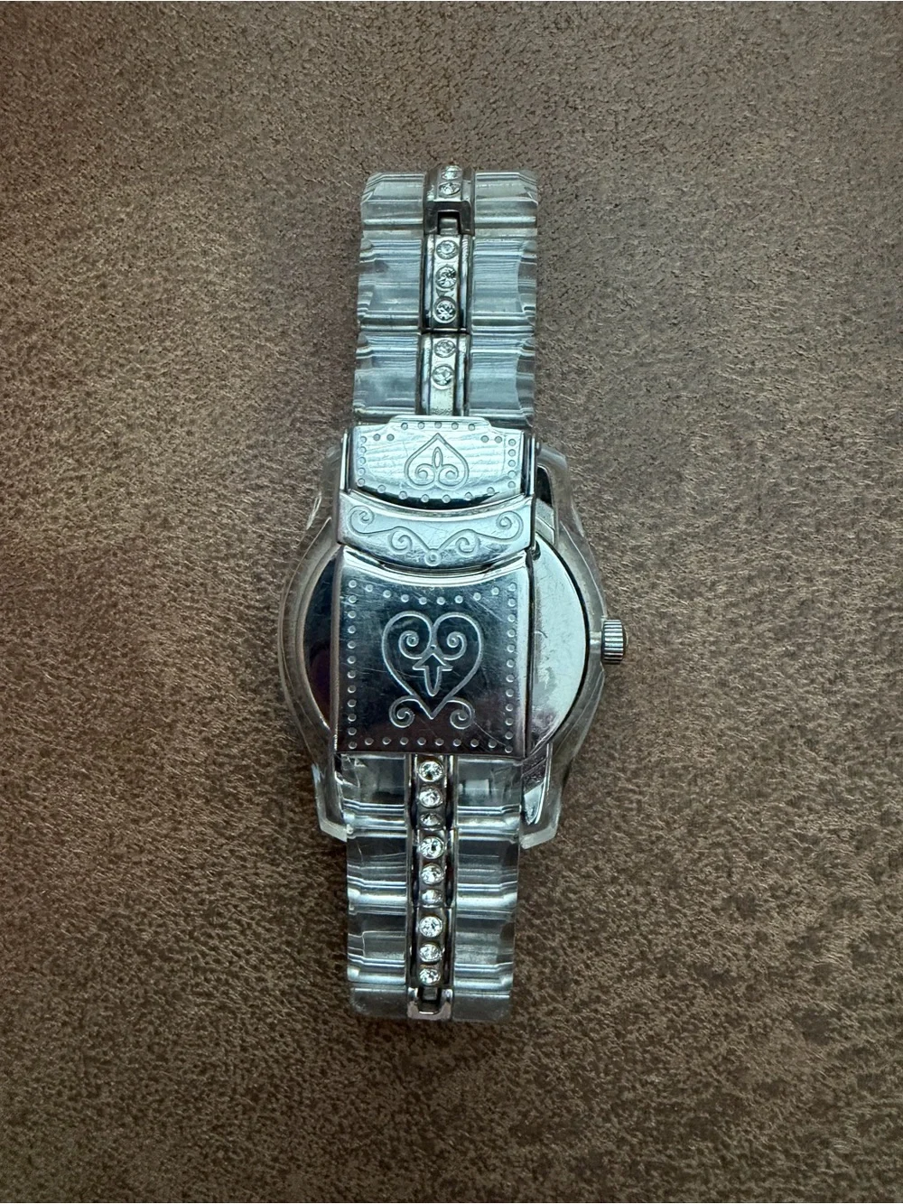 Brighton Silver Crystal Bezel Women's Watch - NEW BATTERY